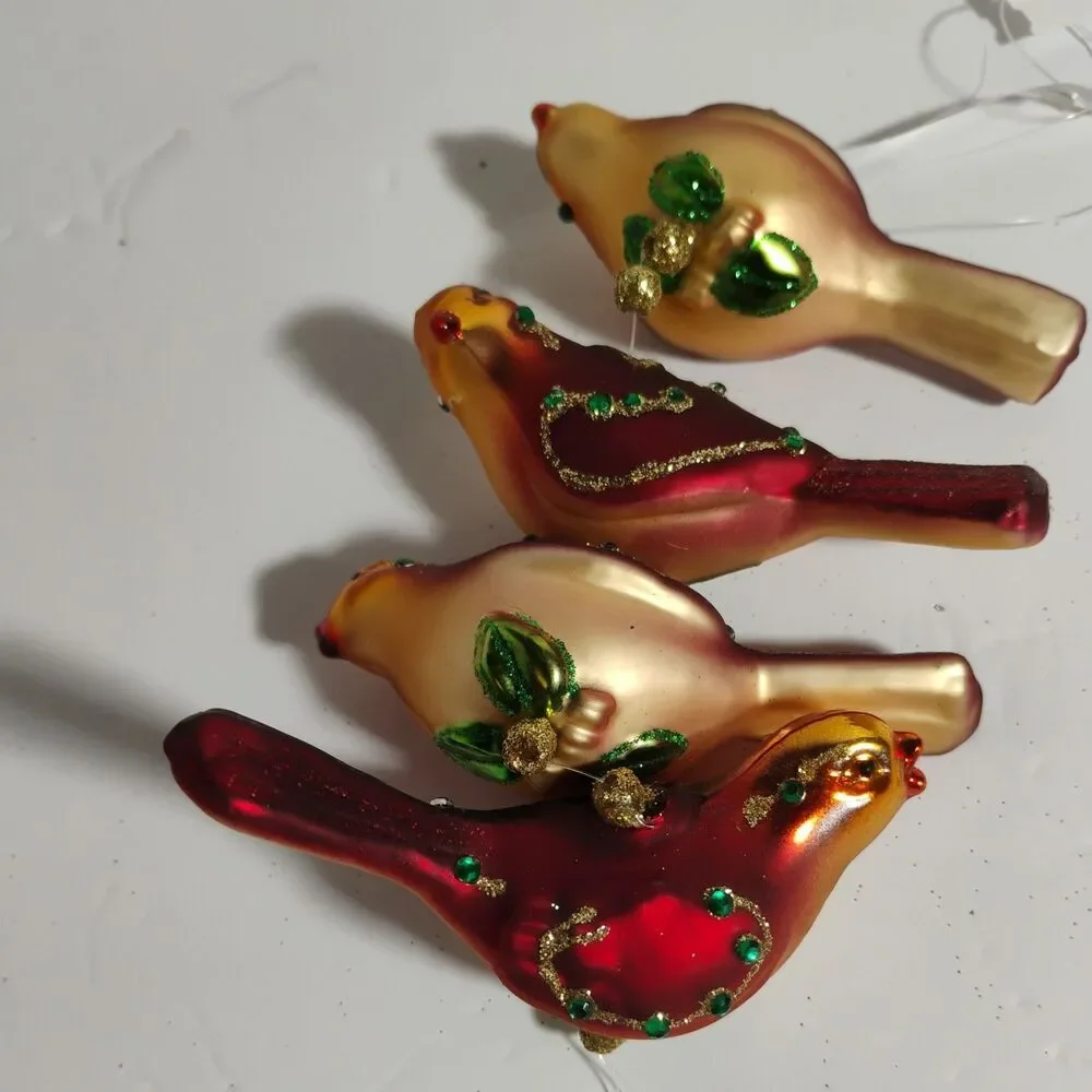 Grande Living 12 Days of Christmas  Glass Tree Ornaments 4,5,6 by Dillard's
